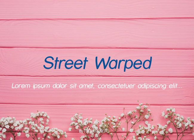 Street Warped example